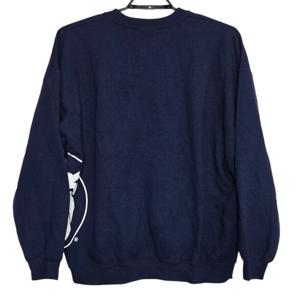 Butler Bulldogs Crewneck Sweatshirt Size 2XL Navy Logo Pullover - Picture 2 of 5